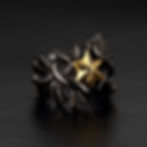 ATHENA  Goddess Ring Goddess of War : Black&Gold