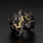 ZEUS God ring King of Gods : Black&Gold