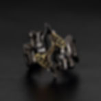 HEPHAESTUS God ring God of Craftsman : Black&Gold