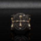 Gold Cross Warrior ring 01